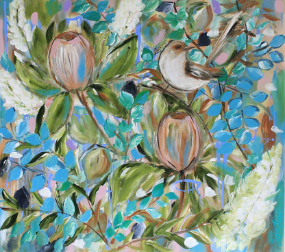 Charming Wren Duo: A Celebration of Native Beauty - Julia Jones Art