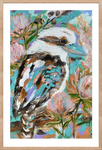 Whimsical Kookaburra - 60 x 75cm