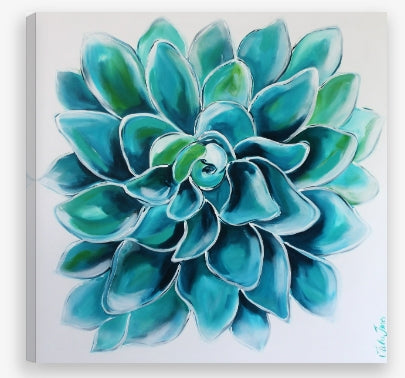 Agave Serenity - 50x50cm - Canvas Print ready to hang