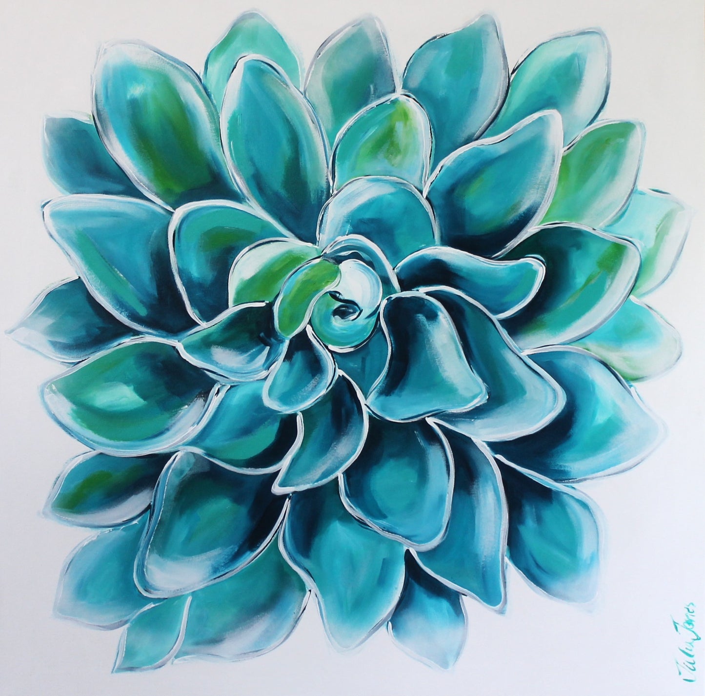 Agave Serenity - 30cm x 30cm Art print