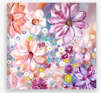 Blooming Bliss – 50 x 50cm Canvas Print – Ready to Hang