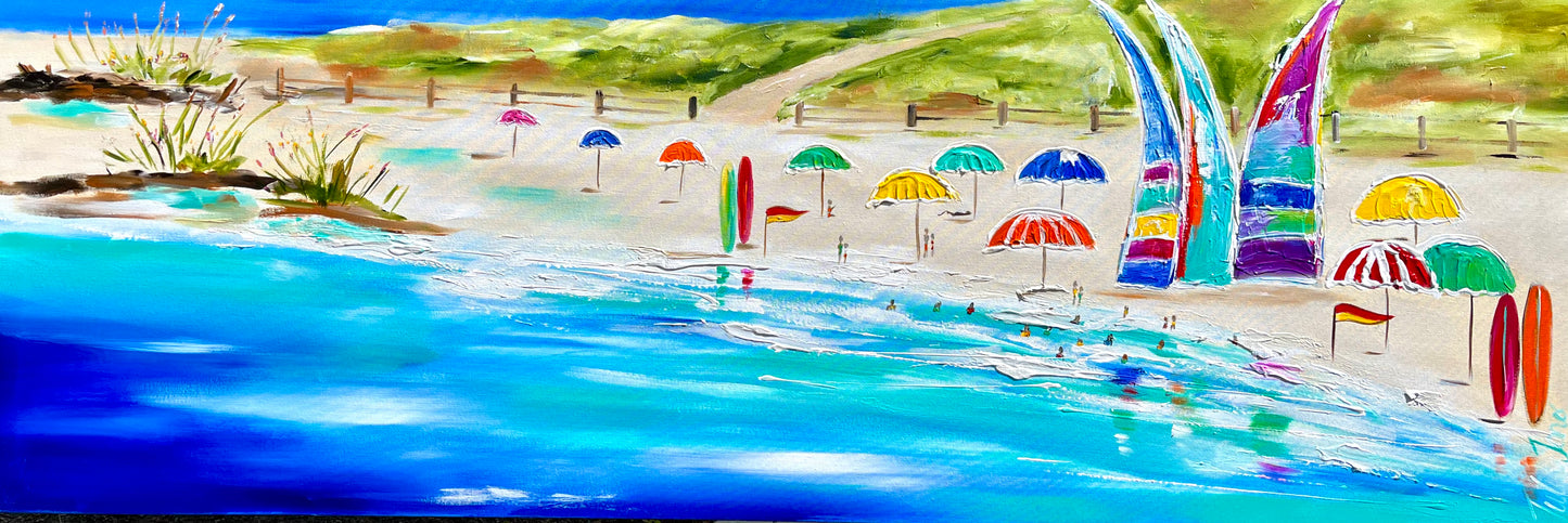 Beach Vibes - Coastal Kaleidoscope - Julia Jones Art