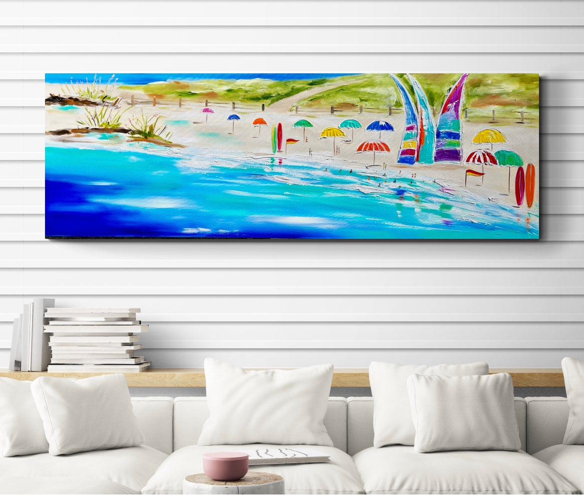 Beach Vibes - Coastal Kaleidoscope - Julia Jones Art