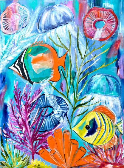 Fish - Oceanic Symphony - Julia Jones Art