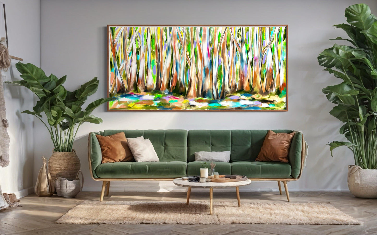 Majestic Tall Gums - 2.4x1.1 - Julia Jones Art