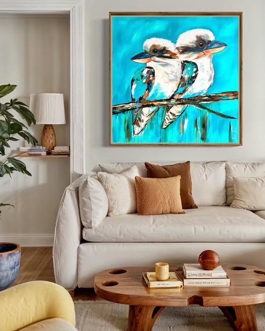 Aussie Birds - Kookaburra Delight - Julia Jones Art