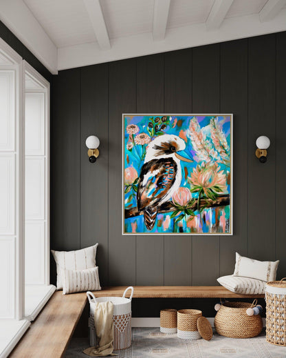 Big Kookaburra's Paradise - Julia Jones Art