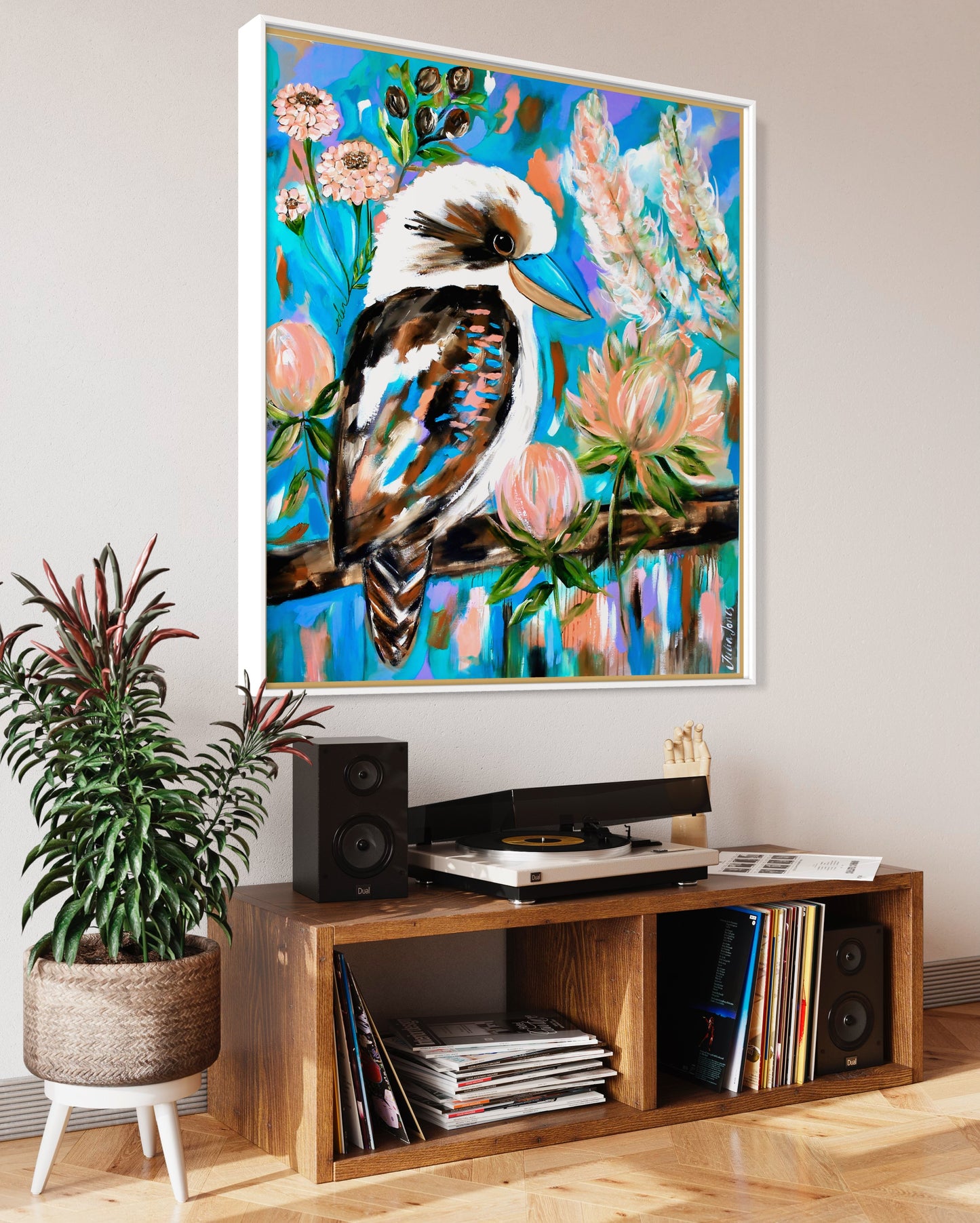 Big Kookaburra's Paradise - Julia Jones Art