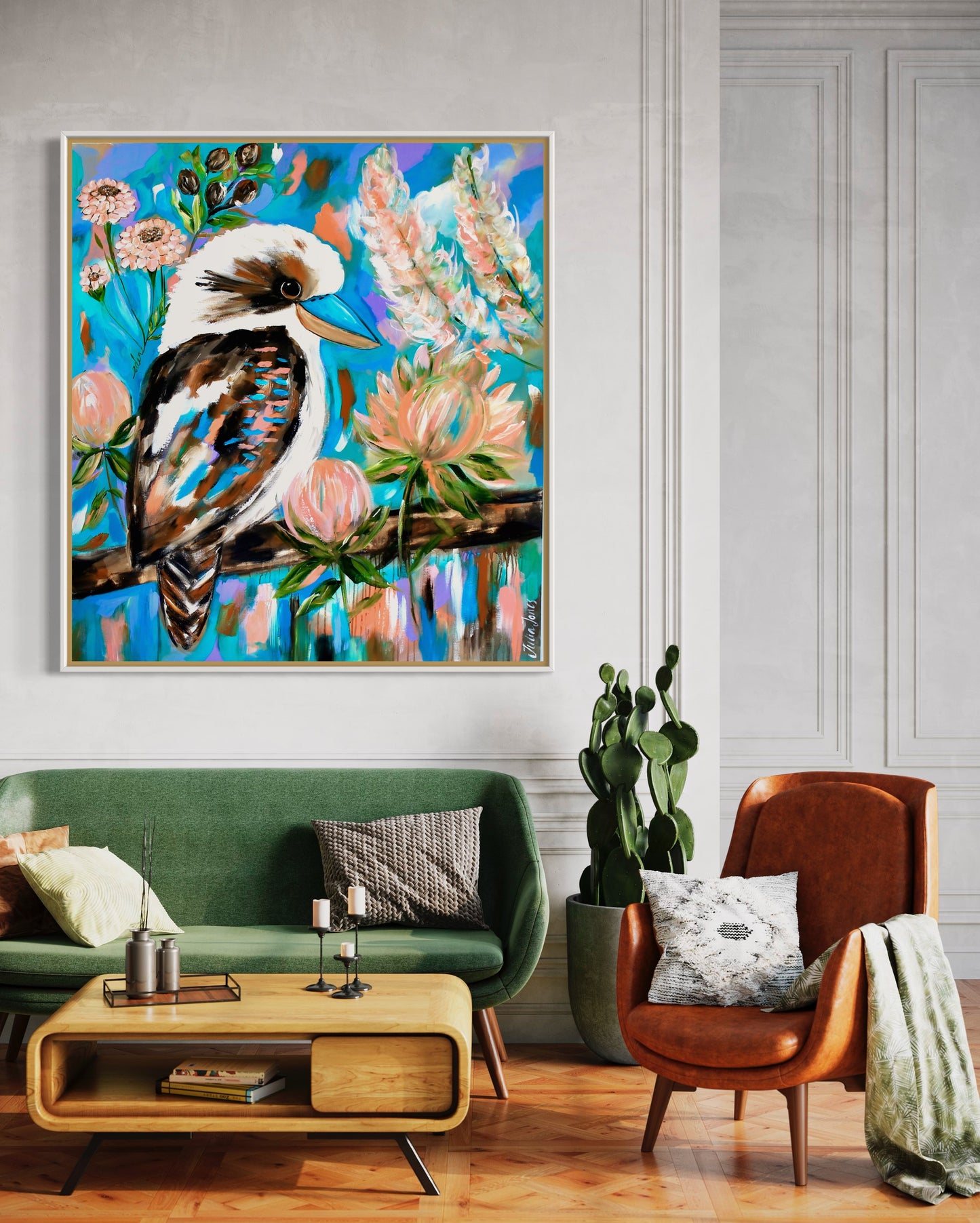 Big Kookaburra's Paradise - Julia Jones Art