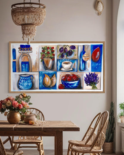 Mediterranean Bliss: A Celebration of Southern European Delights - Julia Jones Art