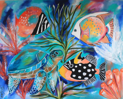 Fish - Spectrum Seascape - Julia Jones Art