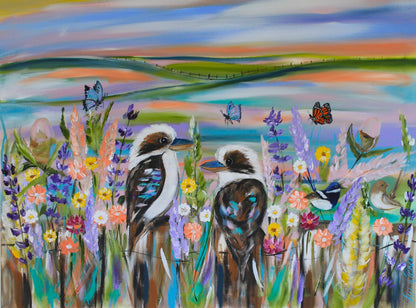 Aussie Birds - Spring Serenade - Julia Jones Art