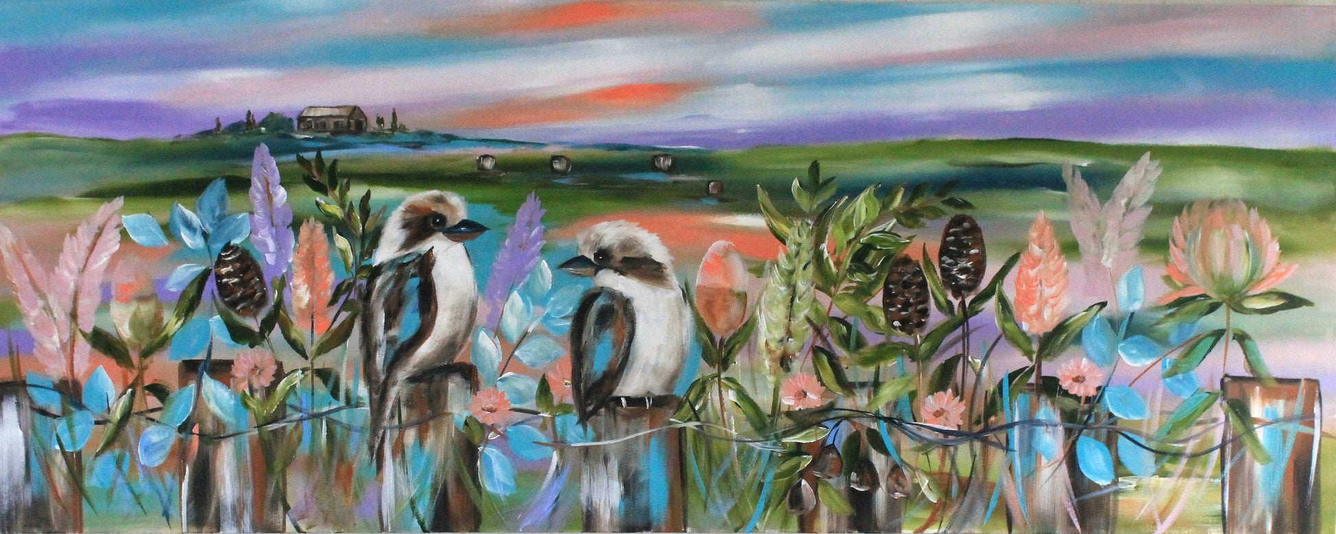 A Country Tranquil Oasis: Kookaburras' Homestead - Julia Jones Art