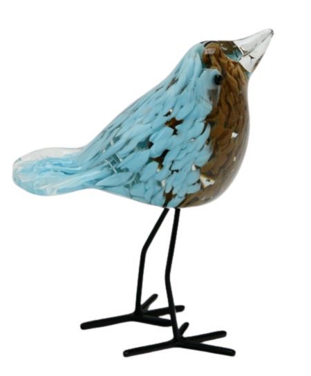 Homewares - Carmel standing glass bird
