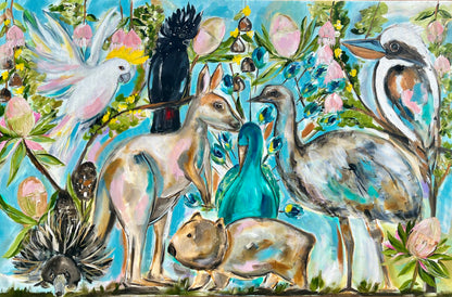 Aussie Animals big and small - Julia Jones Art