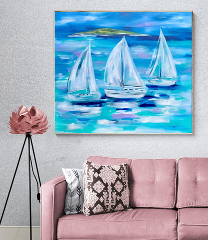 Sailing - Whitsundays Bliss - Julia Jones Art