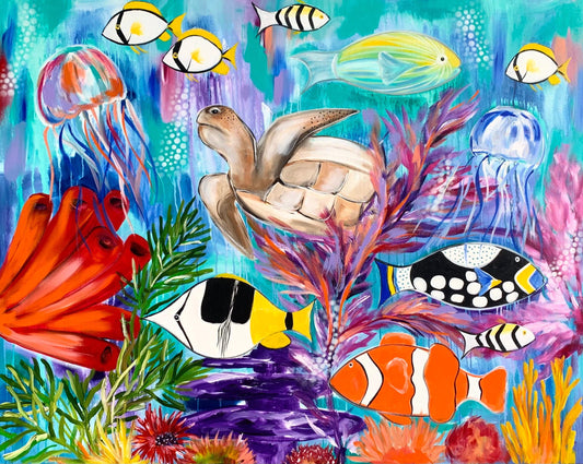 Fish - Tropical aquarium - Julia Jones Art