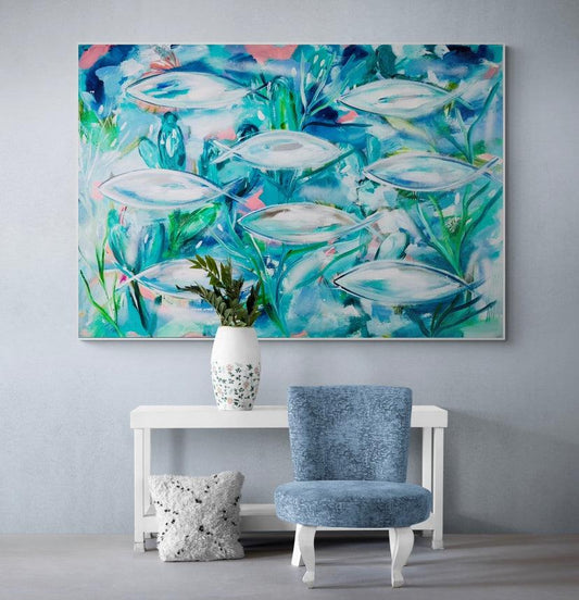 Fish - Oceans tranquility - Julia Jones Art