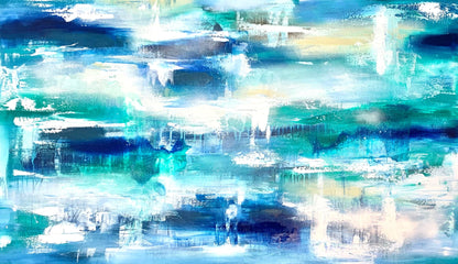 Expressionistic - Sea Spray - Julia Jones Art