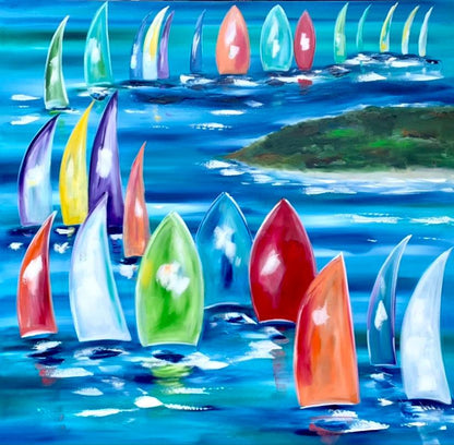 Sailing - Sydney to Hobart - Julia Jones Art