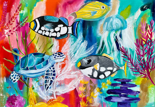 Fish - Great Barrier Reef - Julia Jones Art