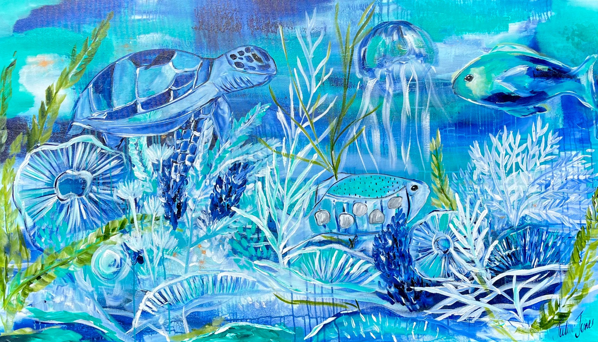 Aquatic Wonderland - Julia Jones Art